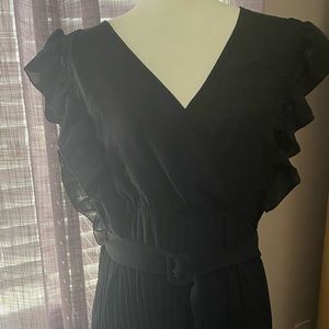 Black Jumpsuit / Pleated Pants